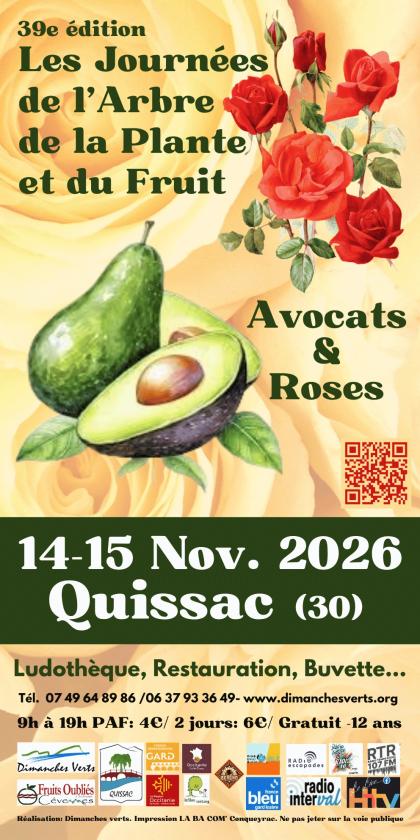 sortie à QUISSAC, Gard. LES JOURNÉES DE L'ARBRE DE LA PLANTE ET DU FRUIT Sortir à QUISSAC(Gard). QUISSAC.
