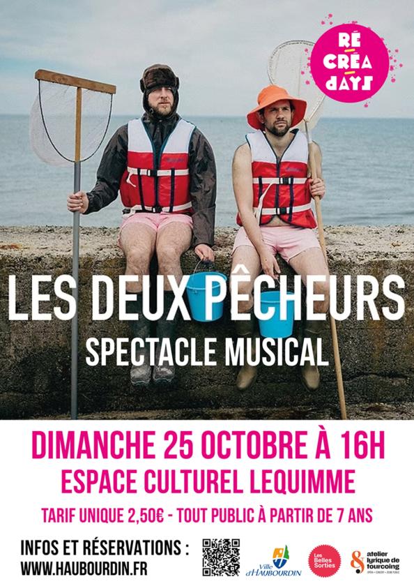 sortie à HAUBOURDIN, Nord. LES DEUX PÊCHEURS - SPECTACLE MUSICAL JEUNE PUBLIC Sortir à HAUBOURDIN(Nord). HAUBOURDIN.