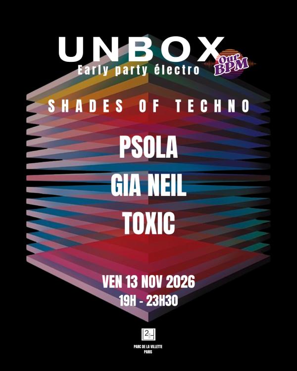 sortie à PARIS 19, Paris. UNBOX #8 - EARLY PARTY 19H-23H30 Sortir à PARIS 19(Paris). PARIS 19.