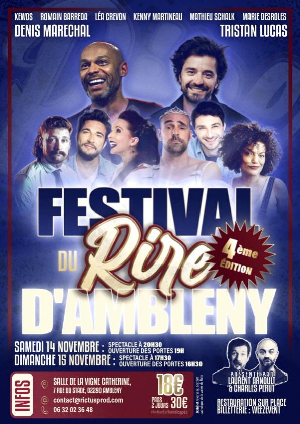 sortie à AMBLENY, Aisne. FESTIVAL DU RIRE D'AMBLENY 4ÉME ÉDITION Sortir à AMBLENY(Aisne). AMBLENY.