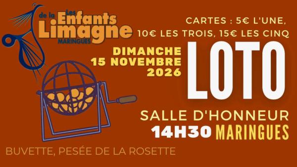 sortie à MARINGUES, Puy de Dôme. LOTO DES ENFANTS DE LA LIMAGNE Sortir à MARINGUES(Puy de Dôme). MARINGUES.