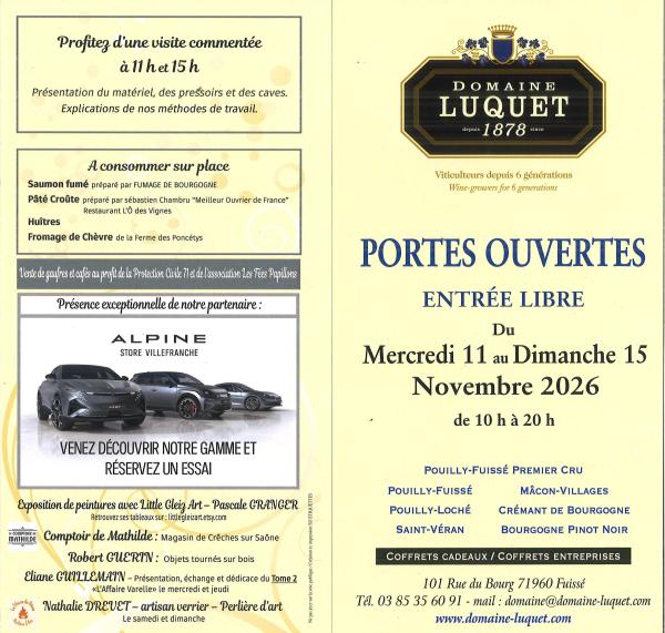 sortie à FUISSE, Saône et Loire. PORTES OUVERTES Sortir à FUISSE(Saône et Loire). FUISSE.