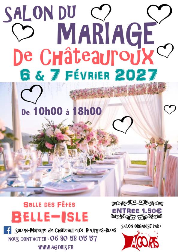 sortie à CHATEAUROUX, Indre. SALON DU MARIAGE DE CHÂTEAUROUX Sortir à CHATEAUROUX(Indre). CHATEAUROUX.