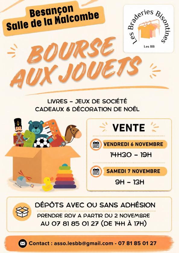sortie à BESANCON, Doubs. BOURSE AUX JOUETS Sortir à BESANCON(Doubs). BESANCON.