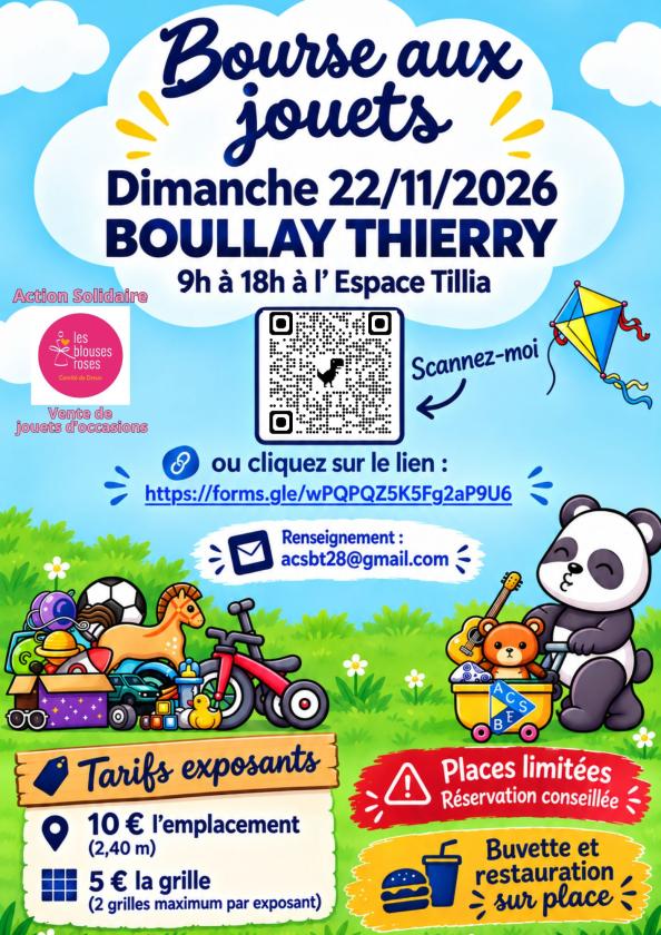 sortie à LE BOULLAY THIERRY, Eure et Loir. BOURSE AUX JOUETS Sortir à LE BOULLAY THIERRY(Eure et Loir). LE BOULLAY THIERRY.