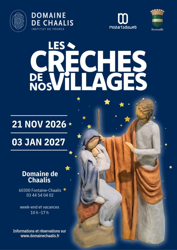 sortie à FONTAINE CHAALIS, Oise. LES CRÈCHES DE NOS VILLAGES – CHAALIS Sortir à FONTAINE CHAALIS(Oise). FONTAINE CHAALIS.
