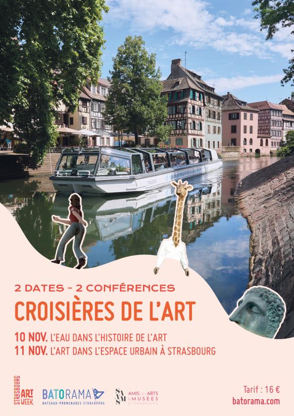 sortie à STRASBOURG, Bas Rhin. LES CROISIÈRES DE L'ART ARRIVENT CHEZ BATORAMA ! Sortir à STRASBOURG(Bas Rhin). STRASBOURG.