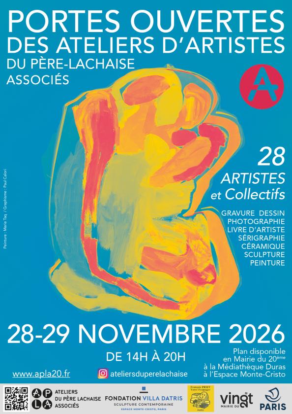 sortie à PARIS 20, Paris. À LA DÉCOUVERTE DES ARTISTES DE L'APLA Sortir à PARIS 20(Paris). PARIS 20.