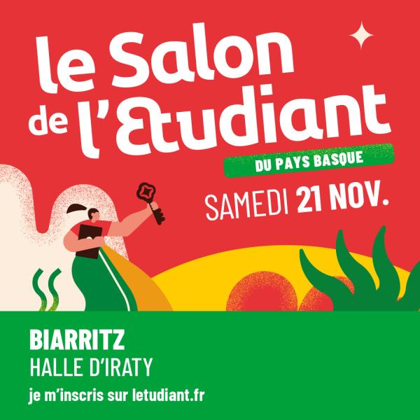 sortie à BIARRITZ, Pyrénées Atlantiques. LE SALON DE L’ETUDIANT DU PAYS BASQUE À BIARRITZ Sortir à BIARRITZ(Pyrénées Atlantiques). BIARRITZ.