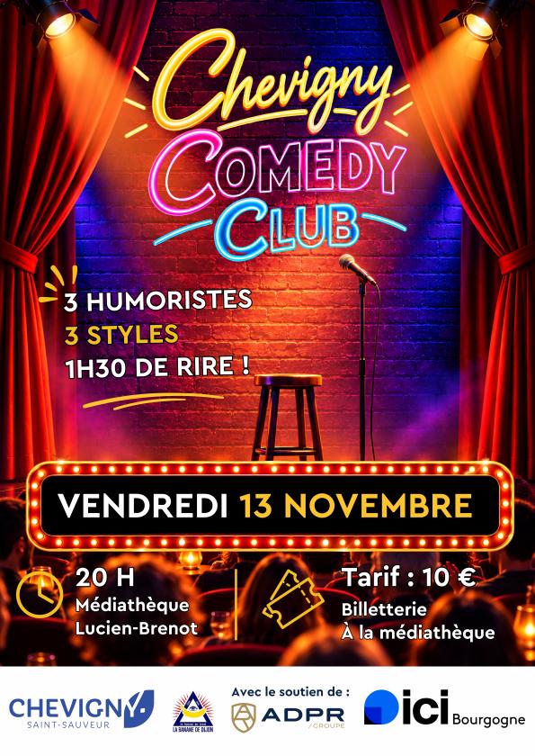 sortie à CHEVIGNY ST SAUVEUR, Côte d'Or. CHEVIGNY COMEDY CLUB Sortir à CHEVIGNY ST SAUVEUR(Côte d'Or). CHEVIGNY ST SAUVEUR.