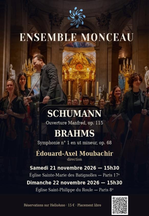 sortie à PARIS 17, Paris. BRAHMS : SYMPHONIE N°1 Sortir à PARIS 17(Paris). PARIS 17.