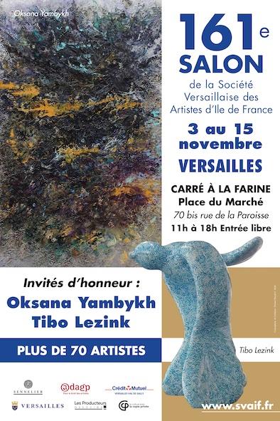 sortie à VERSAILLES, Yvelines. 161E SALON. DES ARTISTES DE L'ILE DE FRANCE Sortir à VERSAILLES(Yvelines). VERSAILLES.