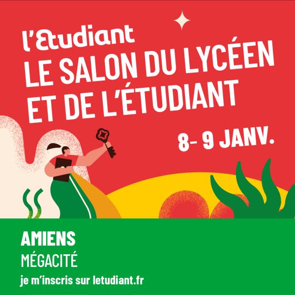 sortie à AMIENS, Somme. LE SALON DU LYCÉEN ET DE L’ÉTUDIANT À AMIENS. Sortir à AMIENS(Somme). AMIENS.